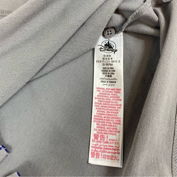 Disney Embroidered Mickey Mouse Polo Shirt Size M - Picture 7 of 10